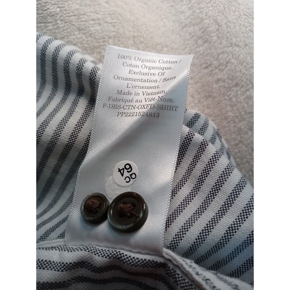 NWT Everlane Gray & White Oxford Shirt Dress Belted Organic Cotton Size XS - Picture 16 of 16